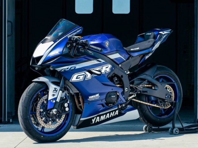 Online Azul Plata GYTR Carenado Moto Yamaha YZF R6 2017-2023