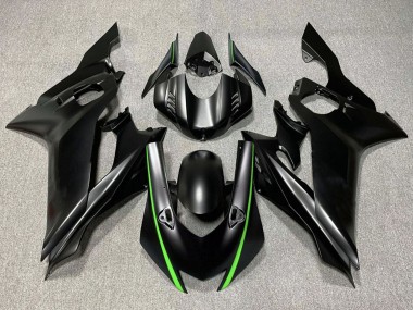 Online Negro Mate Verde Carenado Moto Yamaha YZF R6 2017-2023