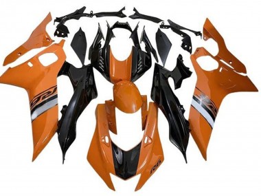 Online Naranja Plata Negro Brillante Carenado Moto Yamaha YZF R6 2017-2023