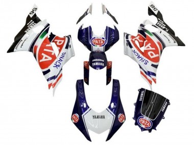 Online Blanco Azul Rojo Negro Pata Carenado Moto Yamaha YZF R6 2017-2023
