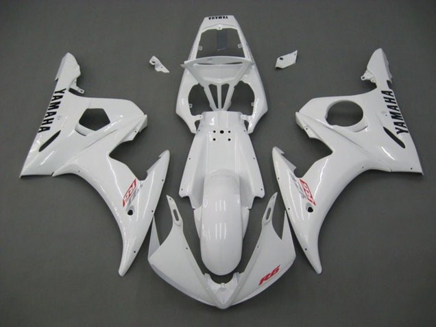 Online Blanco Rojo Negro Carenado Moto Yamaha YZF R6 2005