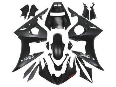 Online Negro Mate Plata Rojo Carenado Moto Yamaha YZF R6 2005