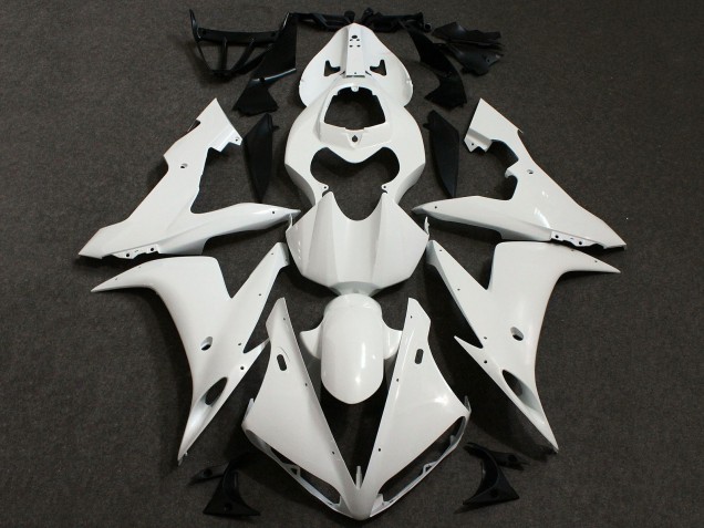 Online Blanco Carenado Moto Yamaha YZF R6 2005