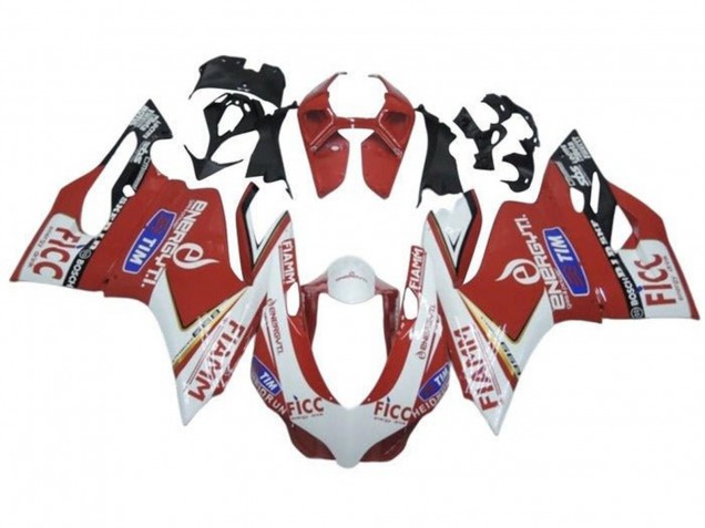 Online Blanco Rojo Fiamm Carenado Moto Triumph Daytona 675 Triple 2013-2016