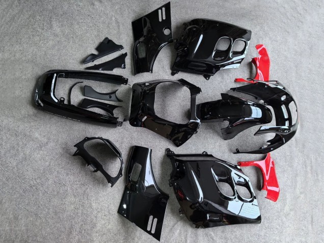 Online Negro Brillante Rojo Carenado Moto Honda CBR1000F Hurricane 1987-1988