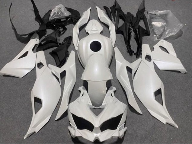 Online Blanco Perla Carenado Moto Kawasaki ZX4R ZX-4RR 2019-2025