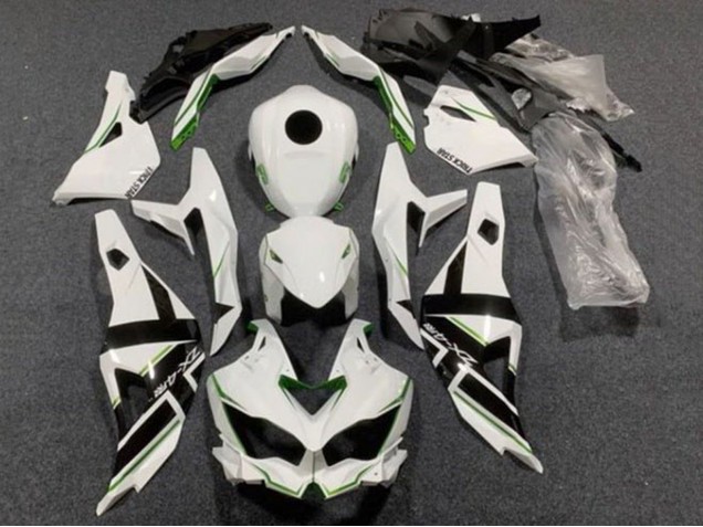 Online Blanco Negro Verde Carenado Moto Kawasaki ZX4R ZX-4RR 2019-2025