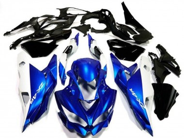 Online Blanco Azul Carenado Moto Kawasaki ZX4R ZX-4RR 2019-2025