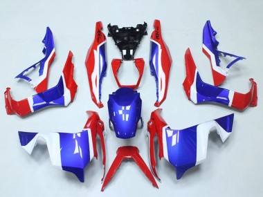 Online Blanco Rojo Azul Carenado Moto Honda ADV150 2018-2021
