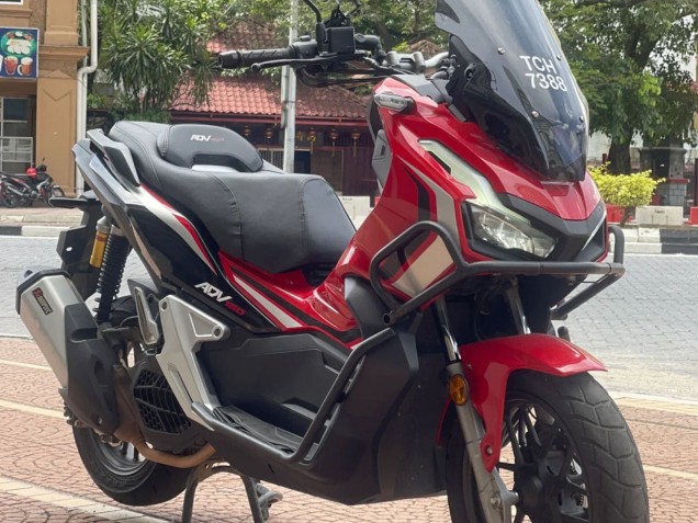 Online Rojo Blanco Negro Carenado Moto Honda ADV150 2018-2021