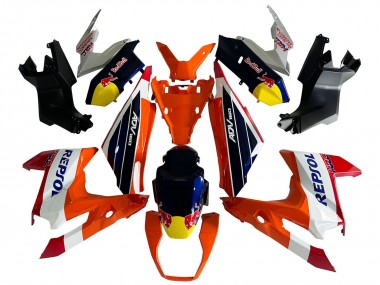 Online Naranja Blanco Rojo Azul Repsol Rojo Bull Carenado Moto Honda ADV160 2022-2024
