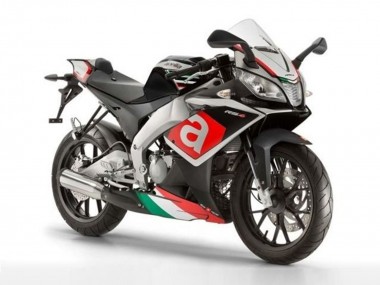 Online Blanco Rojo Verde Negro Mate Carenado Moto Aprilia RS4 50 125 2012-2018