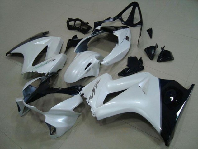 Online Blanco Negro Brillante Plata Calcomanía Carenado Moto Honda VFR 800 2002-2013