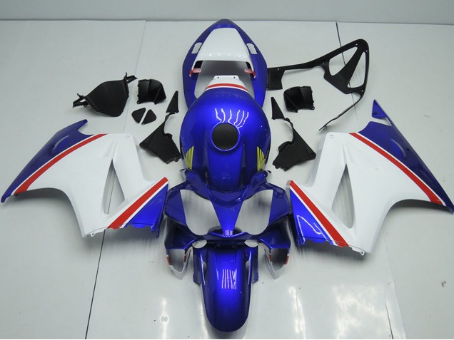 Online Blanco Azul Rojo Carenado Moto Honda VFR 800 2002-2013