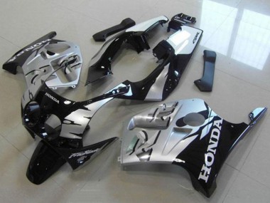 Online Plata Negro Brillante Carenado Moto Honda CBR250RR MC19 1988-1989