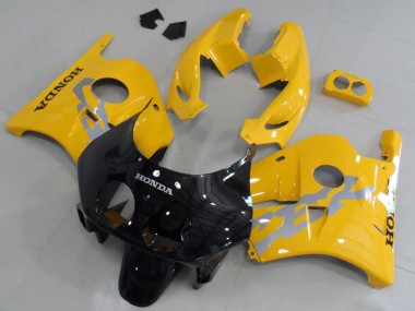 Online Amarillo Negro Brillante Kits Carenados Moto Honda CBR250RR MC22 1990-1998