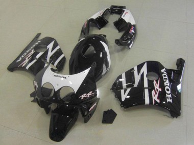 Online Negro Brillante Blanco Carenado Moto Honda CBR250RR MC22 1990-1998