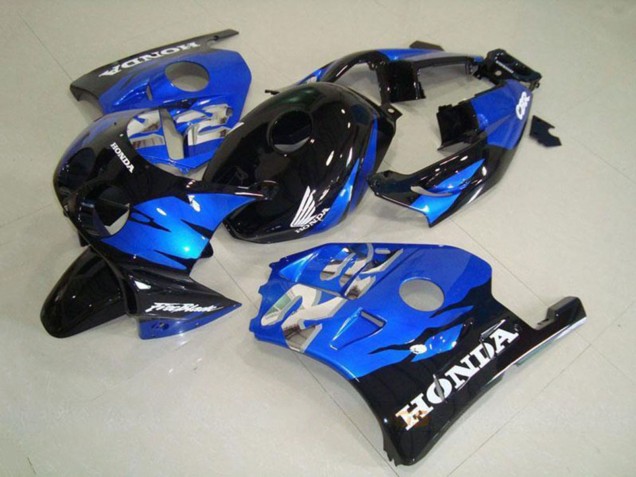 Online Azul Negro Brillante Carenado Moto Honda CBR250RR MC22 1990-1998
