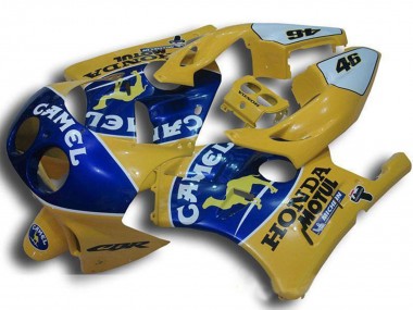 Online Amarillo Azul Camello Motul Carenado Moto Honda CBR250RR MC22 1990-1998
