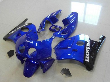Online Azul Negro Brillante Blanco Calcomanías Carenado Moto Honda CBR250RR MC22 1990-1998