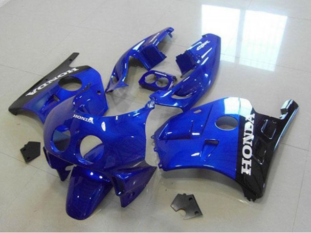Online Azul Negro Brillante Blanco Calcomanías Carenado Moto Honda CBR250RR MC22 1990-1998
