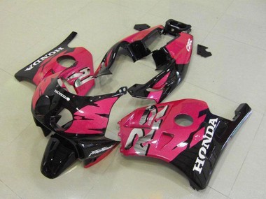 Online Rosa Negro Brillante Carenado Moto Honda CBR250RR MC22 1990-1998