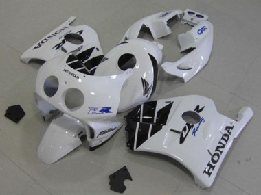 Online Blanco Negro Brillante Carenado Moto Honda CBR250RR MC22 1990-1998