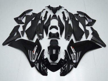 Online Negro Brillante Negro Mate Carenado Moto Honda CBR250RR 2011-2015