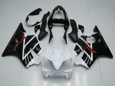 Online Blanco Negro Brillante F Sport Carenados Moto Honda CBR600 F4i 2001-2003