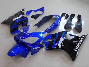 Online Azul Negro Brillante Carenados Moto Honda CBR600 F4i 2004-2007