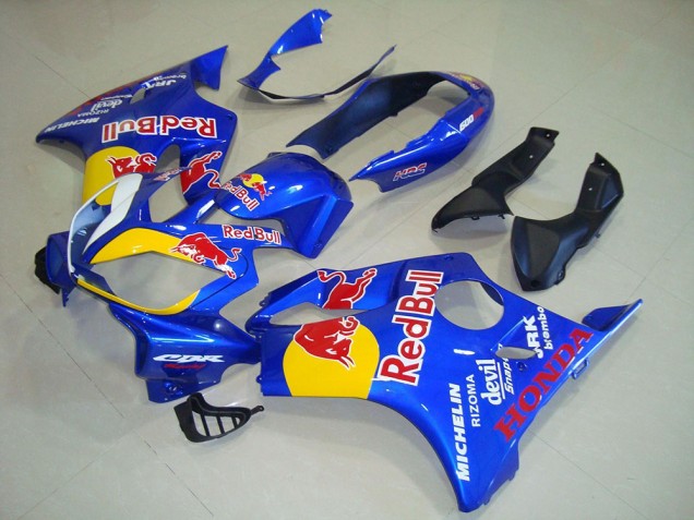 Online Azul Amarillo Rojo Bull Carenado Moto Honda CBR600 F4i 2004-2007