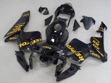 Online Negro Brillante Oro Repsol Carenado Moto Honda CBR600RR 2003-2004