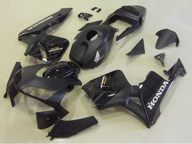 Online Negro Brillante Negro Mate Kits Carenados Moto Honda CBR600RR 2003-2004