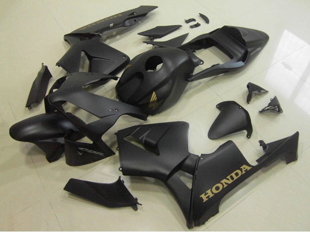 Online Negro Mate Oro Calcomanía Carenado Moto Honda CBR600RR 2003-2004