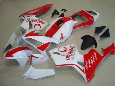 Online Blanco Rojo Pramac Carenado Moto Honda CBR600RR 2003-2004