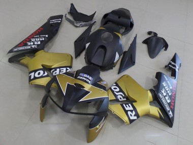 Online Negro Mate Oro Repsol Carenado Moto Honda CBR600RR 2005-2006