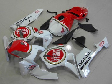 Online Blanco Rojo Lucky Strike Carenado Moto Honda CBR600RR 2005-2006