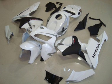 Online Blanco Perla Negro Mate Carenado Moto Honda CBR600RR 2005-2006