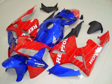 Online Azul Rojo Spider Man Repsol Carenado Moto Honda CBR600RR 2005-2006