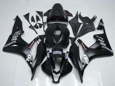 Online Negro Mate Blanco Repsol Kits Carenados Moto Honda CBR600RR 2007-2008