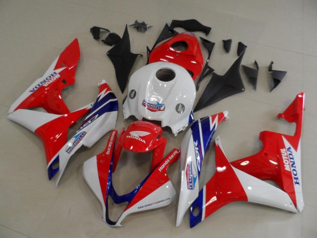 Online Blanco Rojo Azul Carenado Moto Honda CBR600RR 2007-2008