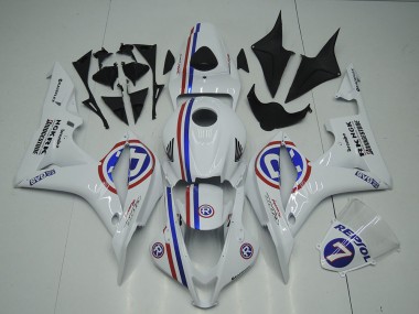 Online Blanco Rojo Azul R Carenado Moto Honda CBR600RR 2007-2008
