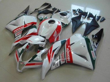 Online Blanco Rojo Verde Castrol Carenado Moto Honda CBR600RR 2009-2012