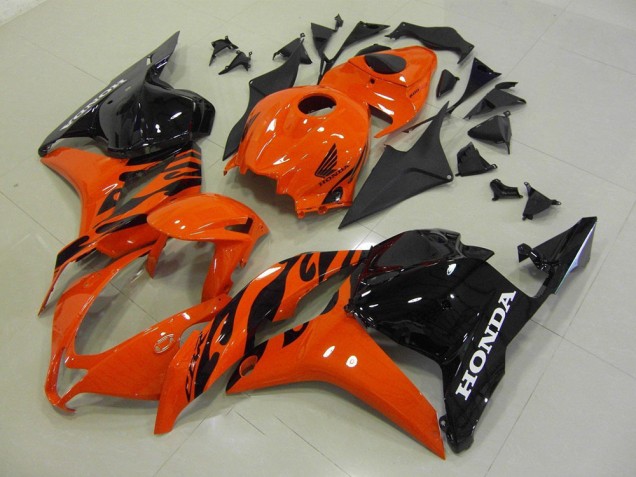 Online Naranja Negro Brillante Carenados Moto Honda CBR600RR 2009-2012