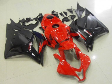 Online Rojo Negro Brillante Negro Mate OEM Estilo Carenado Moto Honda CBR600RR 2009-2012