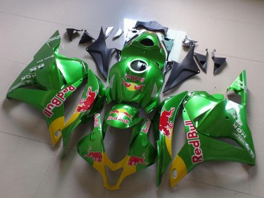Online Verde Amarillo Rojo Bull Carenado Moto Honda CBR600RR 2009-2012
