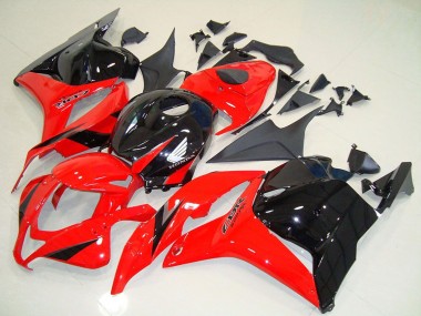 Online Rojo Negro Brillante Carenados Moto Honda CBR600RR 2009-2012