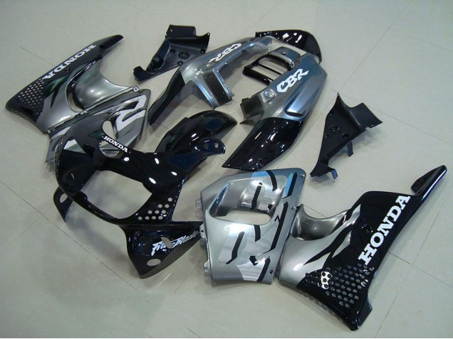 Online Plata Negro Brillante Carenado Moto Honda CBR900RR 893 1996-1997