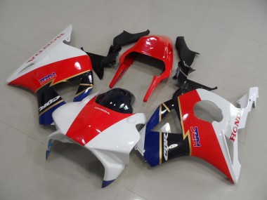 Online Rojo Blanco Azul Oscuro Carenado Moto Honda CBR900RR 954 2002-2003