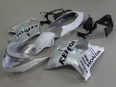 Online Blanco Negro Repsol Carenado Moto Honda CBR1100XX Blackbird 1996-2007